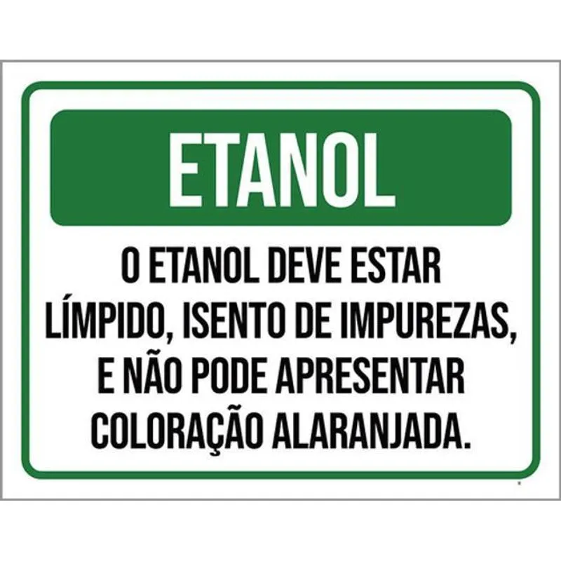 Kit 3 Placas Etanol Límpido Isento Impurezas 36x46