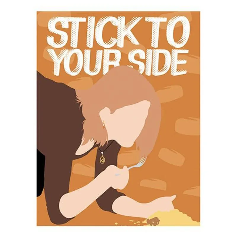 Kit 3 Placas Stick To Your Side 36x46