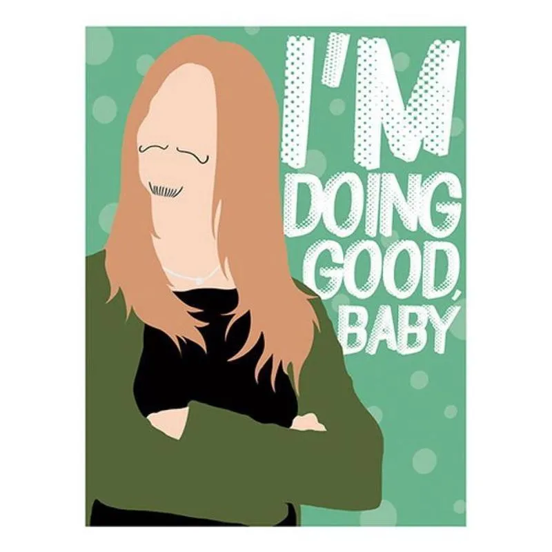 Kit 3 Placas I'M Doing Good Baby 36X46