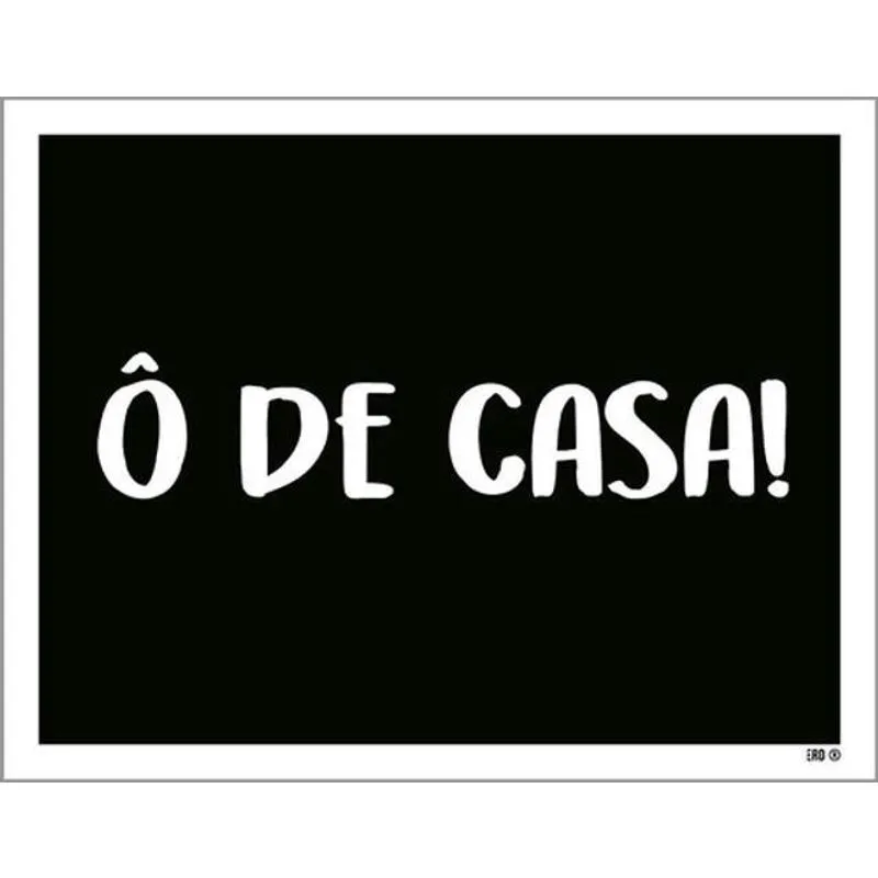 Kit 3 Placas ô De Casa 36X46