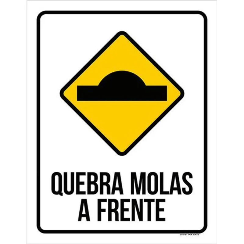 Kit 3 Placas De Quebra Molas A Frente 36x46