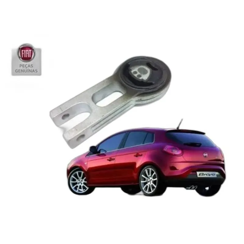 Coxim Inferior Do Câmbio Caixa Bravo 1.8 Original Fiat