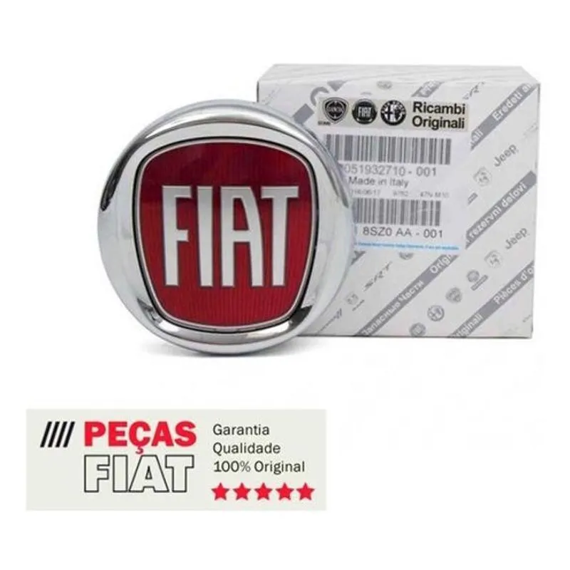 Emblema Da Grade Dianteira Fiat Doblo Palio Uno Original