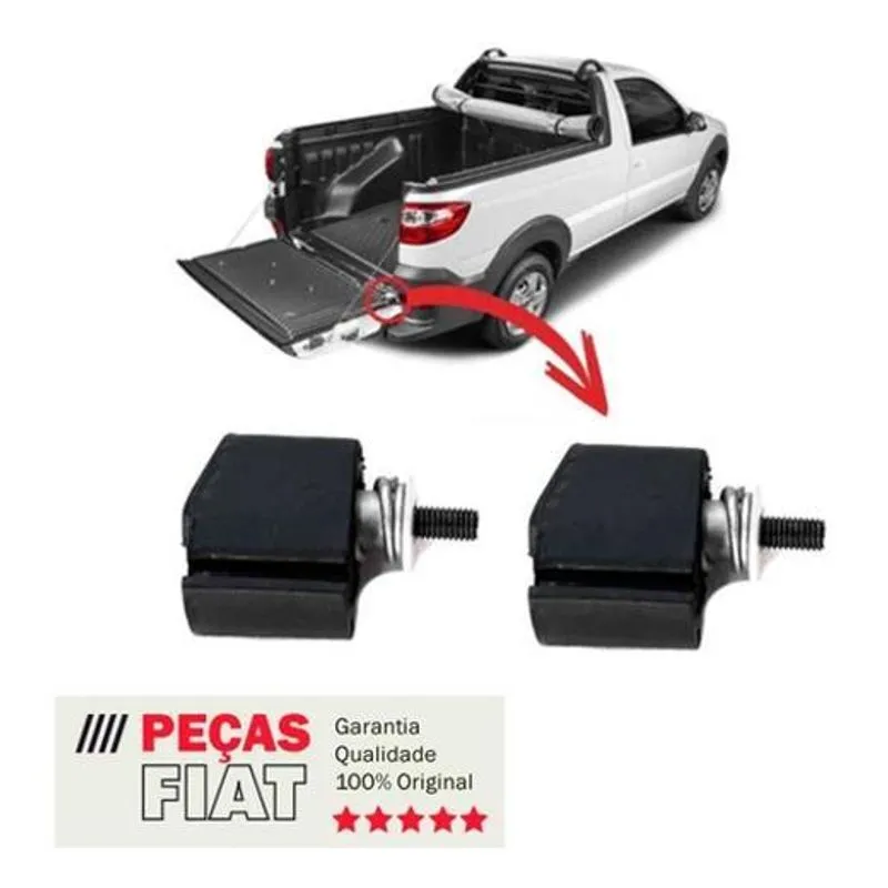 Kit Bucha Tampa Traseira Strada Original ( 2pcs) 51780593