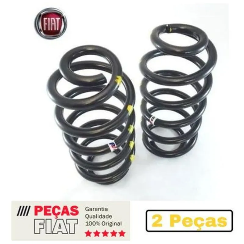 Mola Suspensão Traseira Fiat Siena Nova Original Fiat 2pc