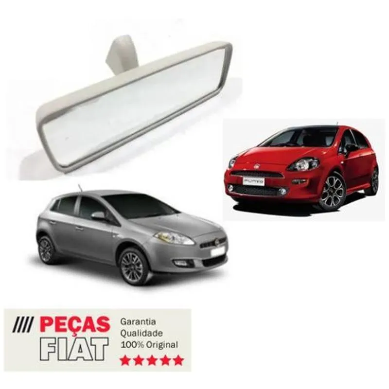 Retrovisor Interno Fiat Bravo Punto Mobi Original Novo