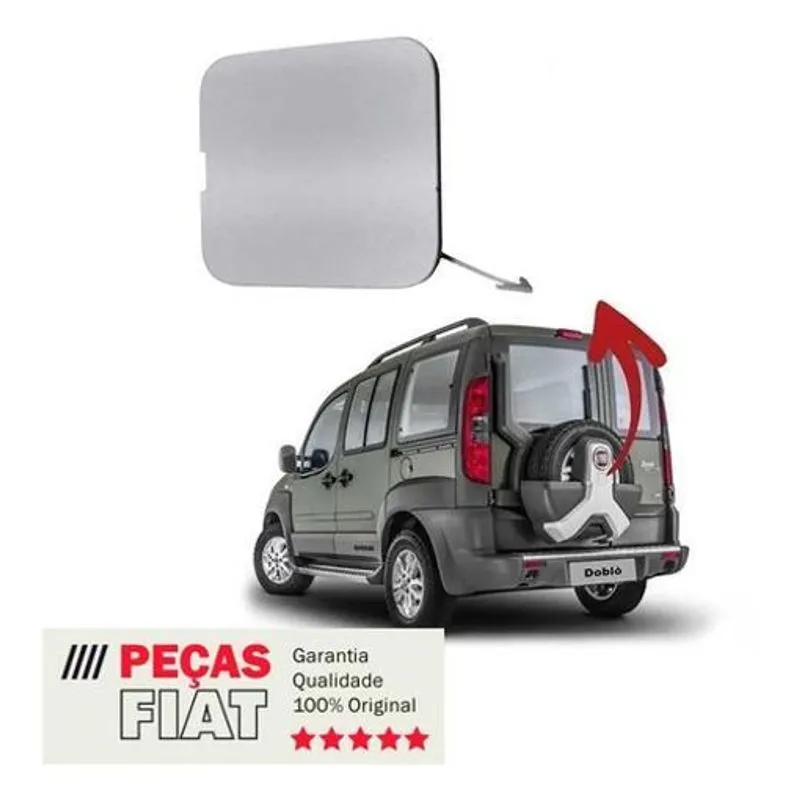 Tampa Acabamento Capa Do Estepe Traseiro Fiat Doblo Original