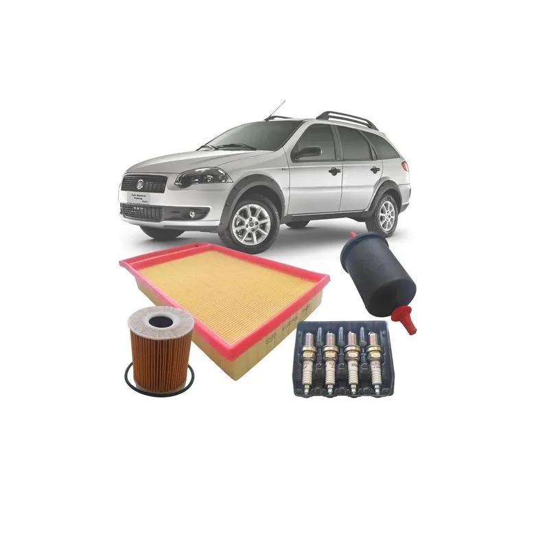 Kit Revisão Filtros/ Velas Motor Etorq 1.6/1.8 Original Fiat