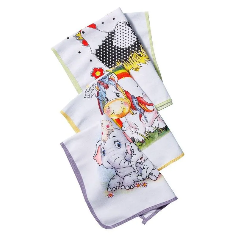 Panos De Prato Vies Estampado Kit Com 10 Peças