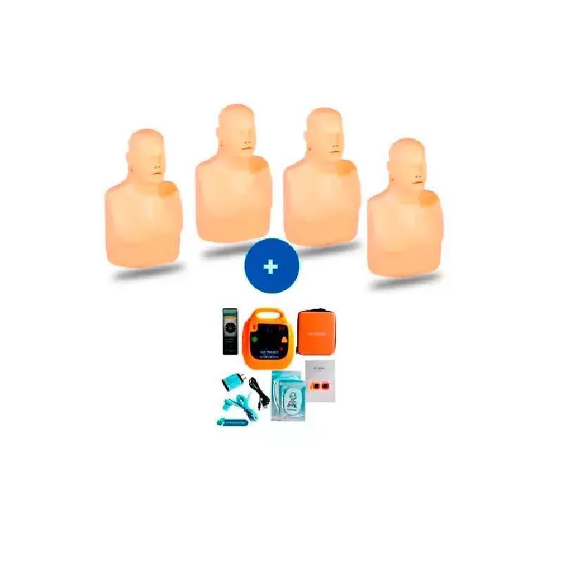 Kit Treinamento Rcp Torso Desfibrilador 4 Rcp + Dea - Profi