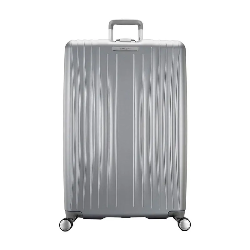 Mala Samsonite Quartz Prata - Tamanho Pequeno 37 Litros 10Kg
