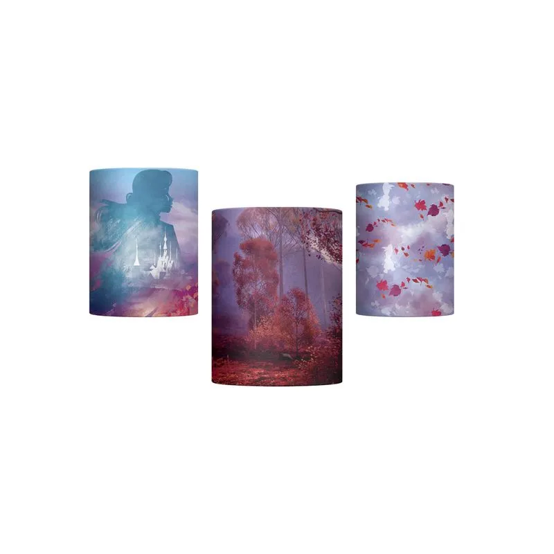 Trio Capas Cilindros Sublimado Frozen Veste Fácil