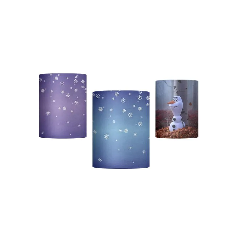 Trio Capas Cilindros Sublimado Frozen Veste Fácil