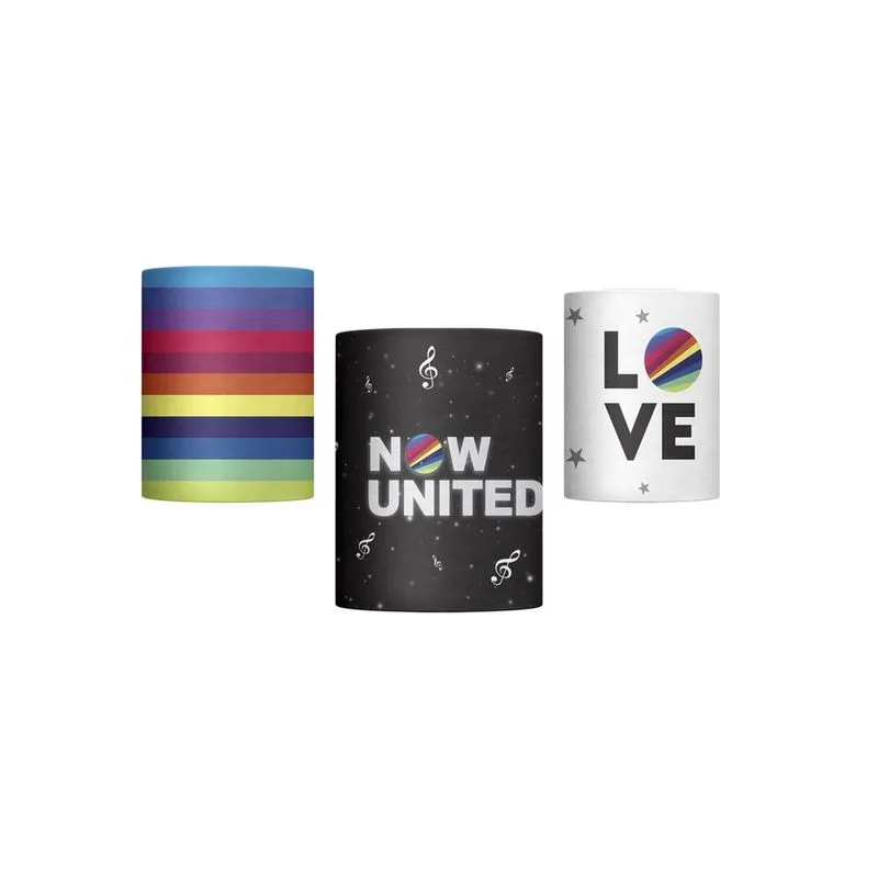 Trio Capas Cilindros Sublimado Now United Tecido Veste Fácil