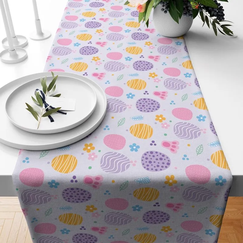 Trilho Caminho De Mesa Jogo De Mesa Páscoa 145cm X 40cm