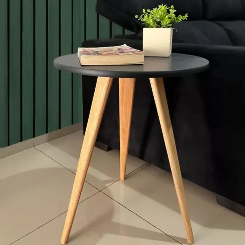 Mesa de Canto Lateral e Apoio Sala Quarto Pé Palito 44 cm