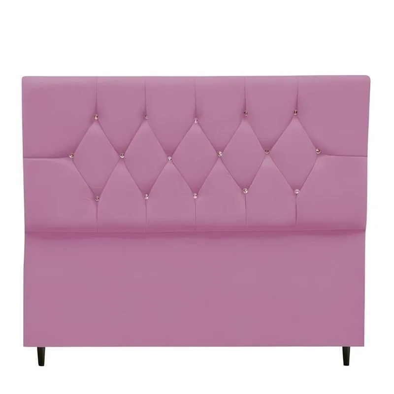 Cabeceira Cama Box King 195 cm Geovana Suede