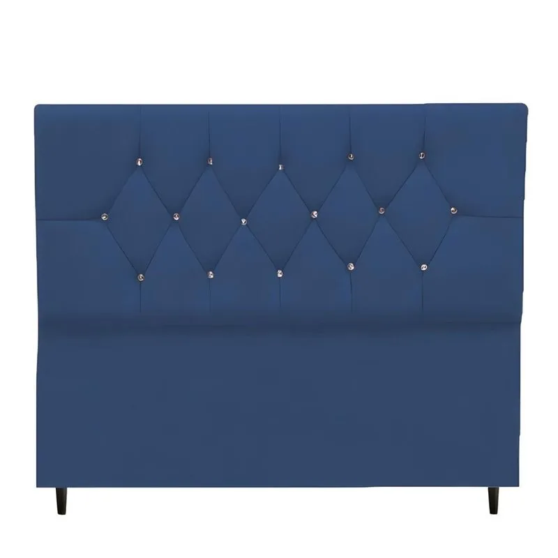 Cabeceira Cama Box King 195 cm Geovana Suede