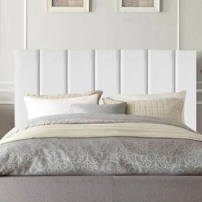 Cabeceira Estofada Cama Box Solteiro 90 Cm Maya Suede E Frame