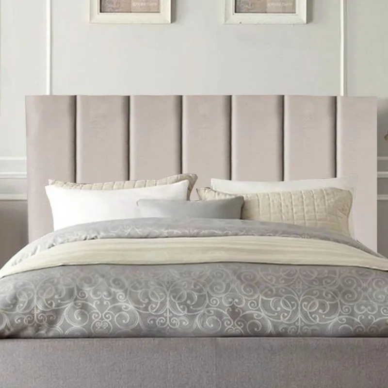Cabeceira Estofada Cama Box Solteiro 90 Cm Maya Suede E Frame