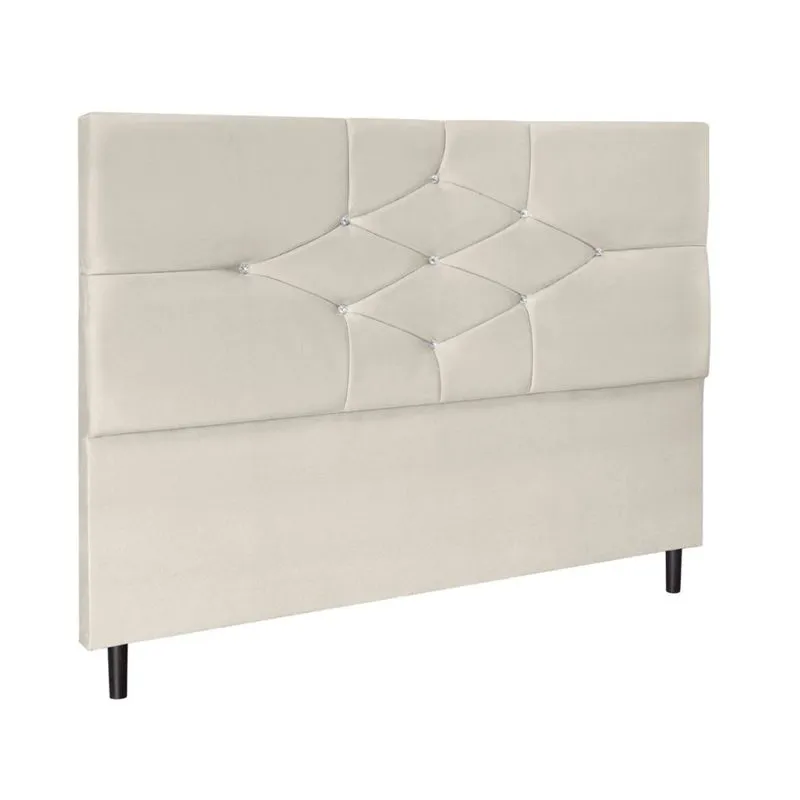 Cabeceira Cama Box Casal 140 Cm Virgínia Suede