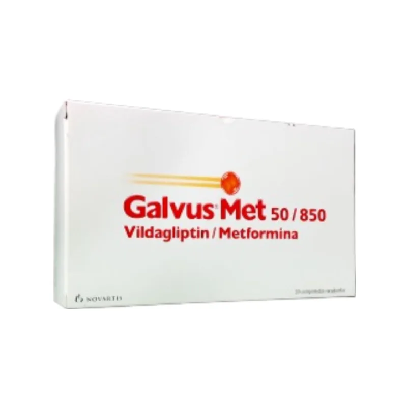 Galvus Met Vildagliptin + Metformina 50/850 mg x 30 Comp