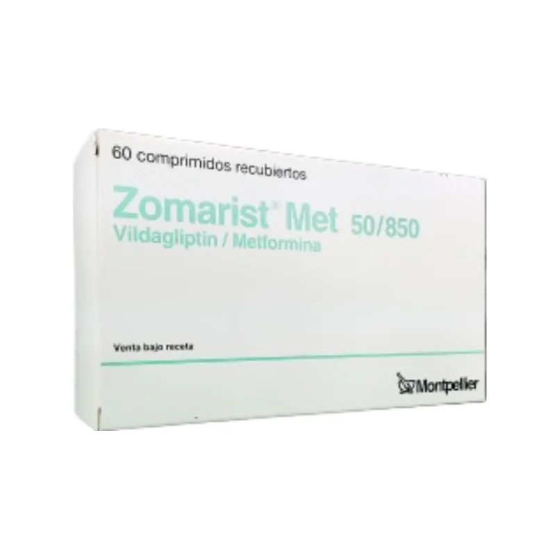 Zomarist Met Vildagliptin + Metformina 50/850 mg x 60 Comp