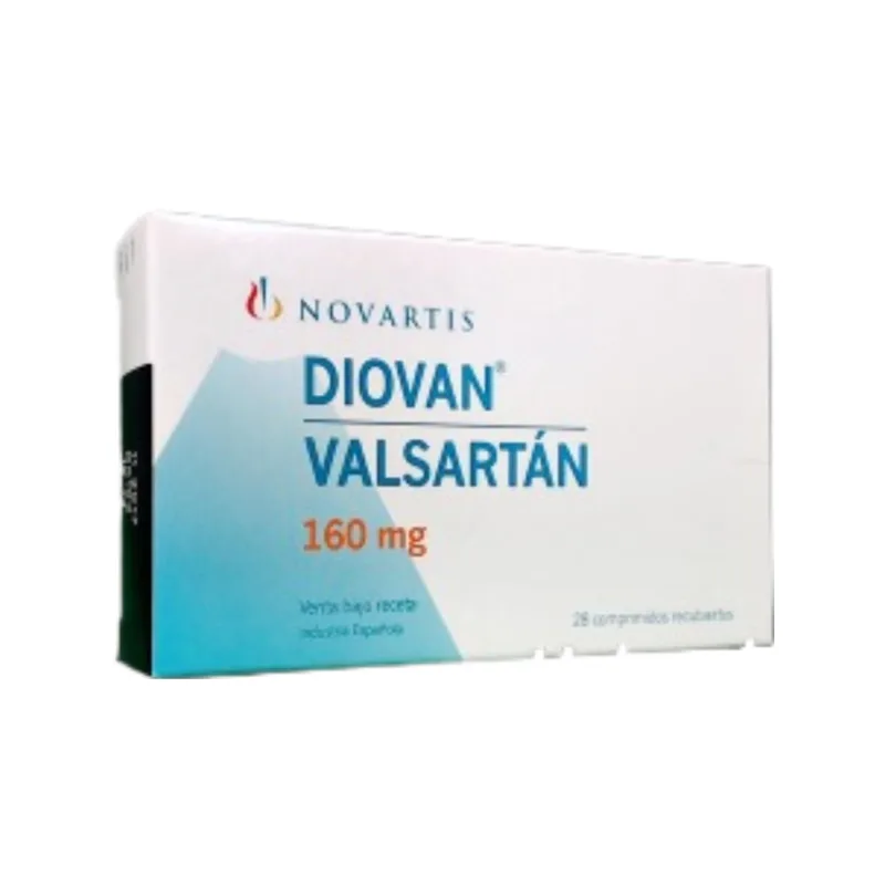 Diovan Valsartan 160 mg x 28 Comp Recubiertos