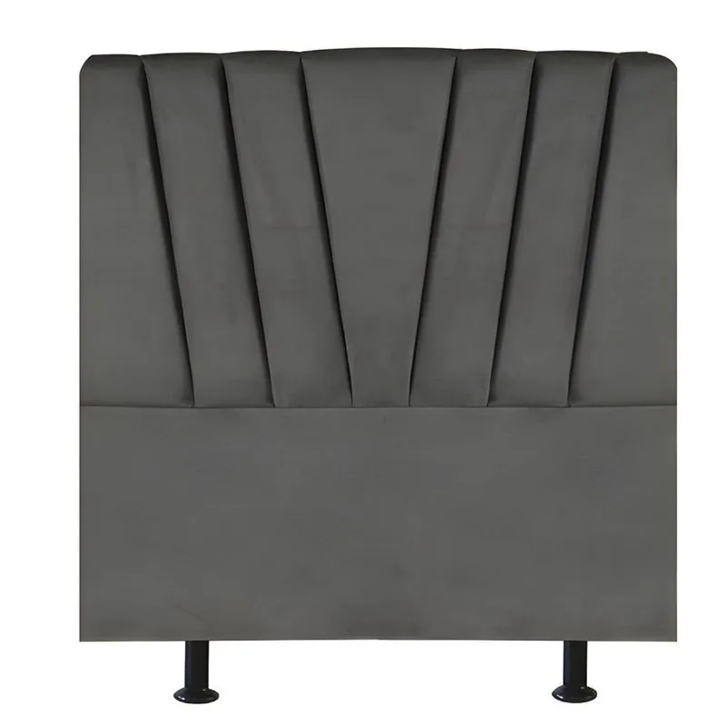 Cabeceira Estofada Cama Box Solteiro 90 cm Louise Suede