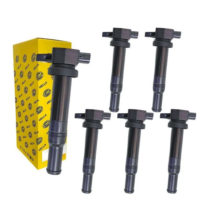 Kit 6 Bobina De Ignição Para Santa Fe 2.7 2002 A 2010 Hella