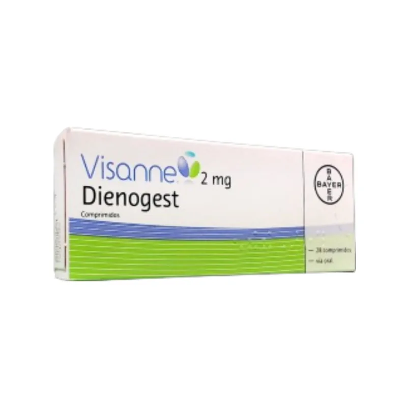 Visanne Dienogest 2 mg x 2 Tabletas x 14 Comp