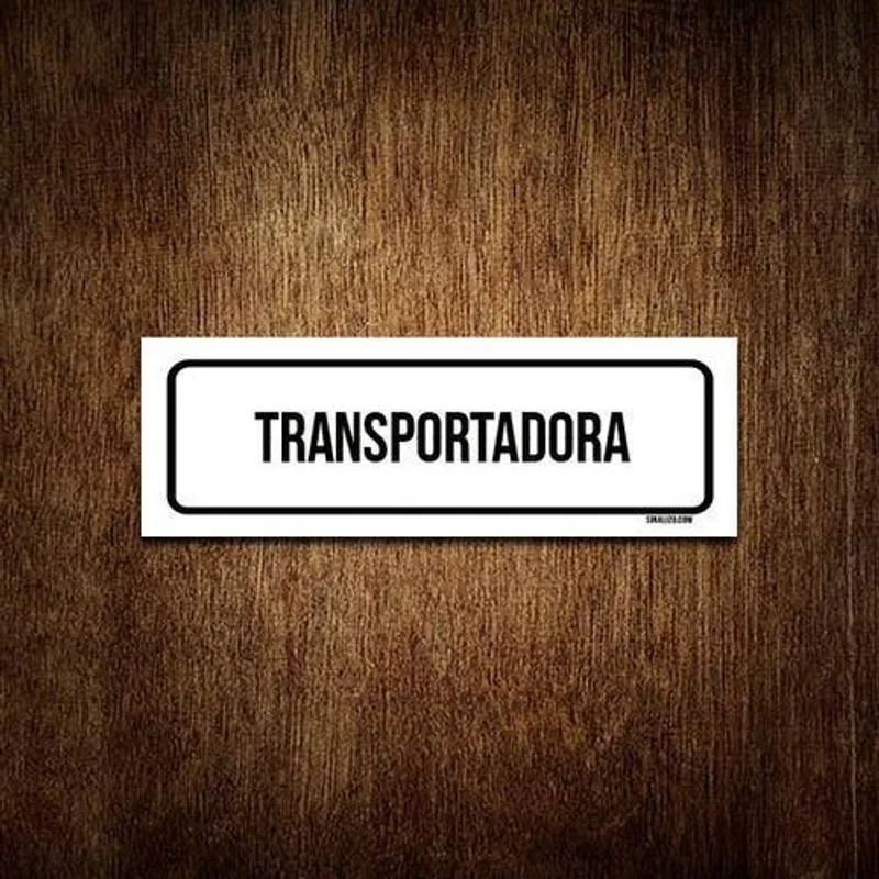 Placa De Sinalização Setor - (30X10)