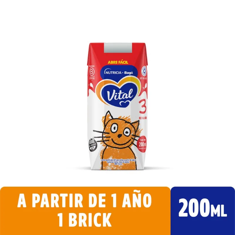 Leche infantil Vital Etapa 3 brick 200 ml