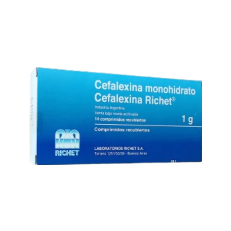 Cefalexina Richet 1 g x 14 comp
