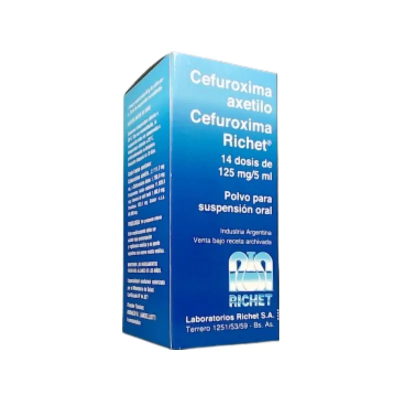 Cefuroxima Richet Suspension 125 mg Jarabe x 70 ml