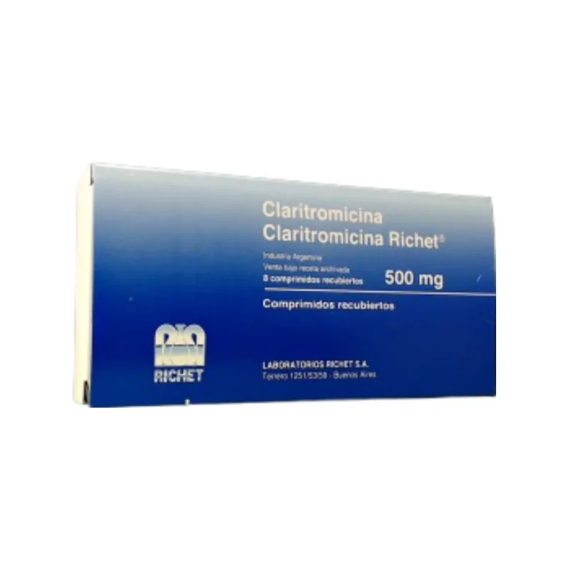 Claritromicina Richet 500 mg x 8 Comp