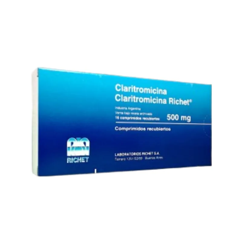 Claritromicina Richet 500 mg x 16 Comp