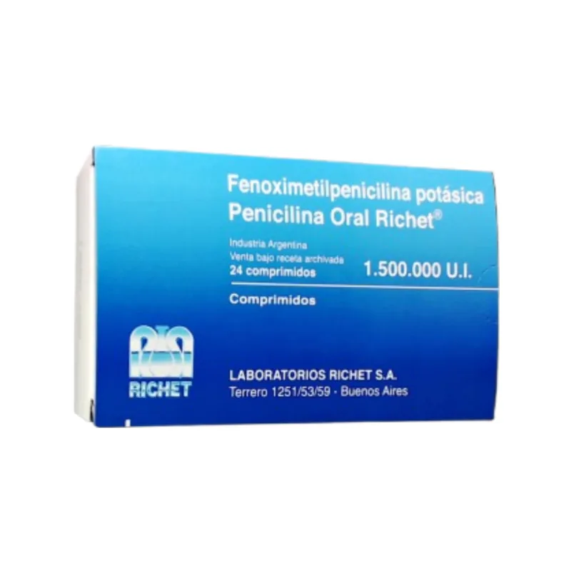 Penicilina Oral Richet Fenoximetilpenicilina 1500000 Ui x 24 Comp