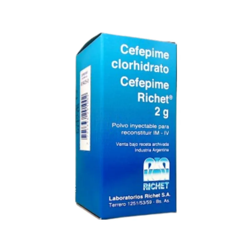 Cefepime Richet Cefepime 2 g Frasco Ampolla x 1 un