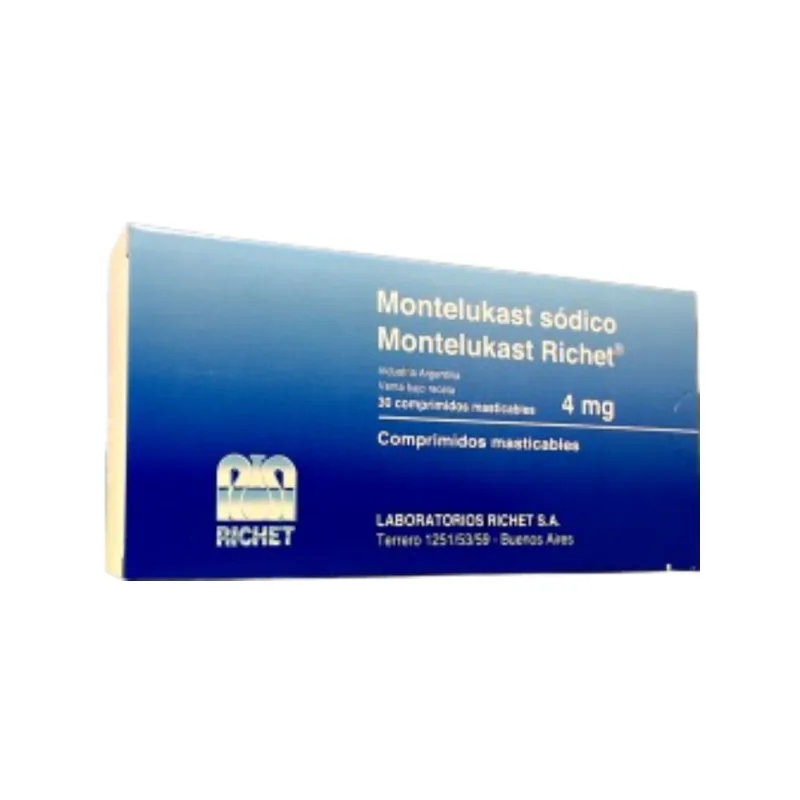 Montelukast Richet Montelukast 4 mg x 30 Comp Masticables