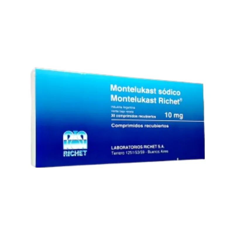 Montelukast Richet 10 mg x 30 Comp Recubiertos