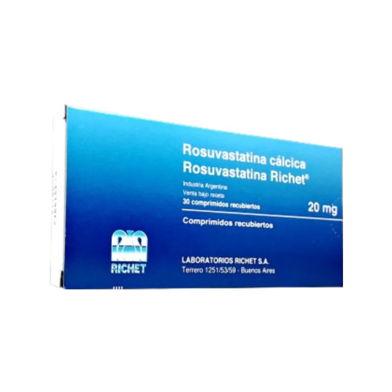 Rosuvastatina Richet 20 mg x 30 Comp
