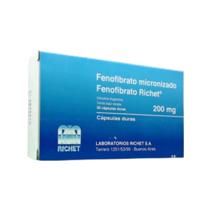 Fenofibrato Fenofibrato Micronizado 200 mg x 30 Cáps