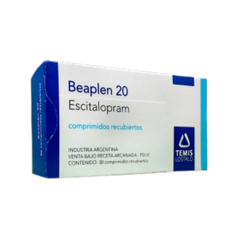 Beaplen 20 Escitalopram 20 mg x 30 Comp Recubiertos