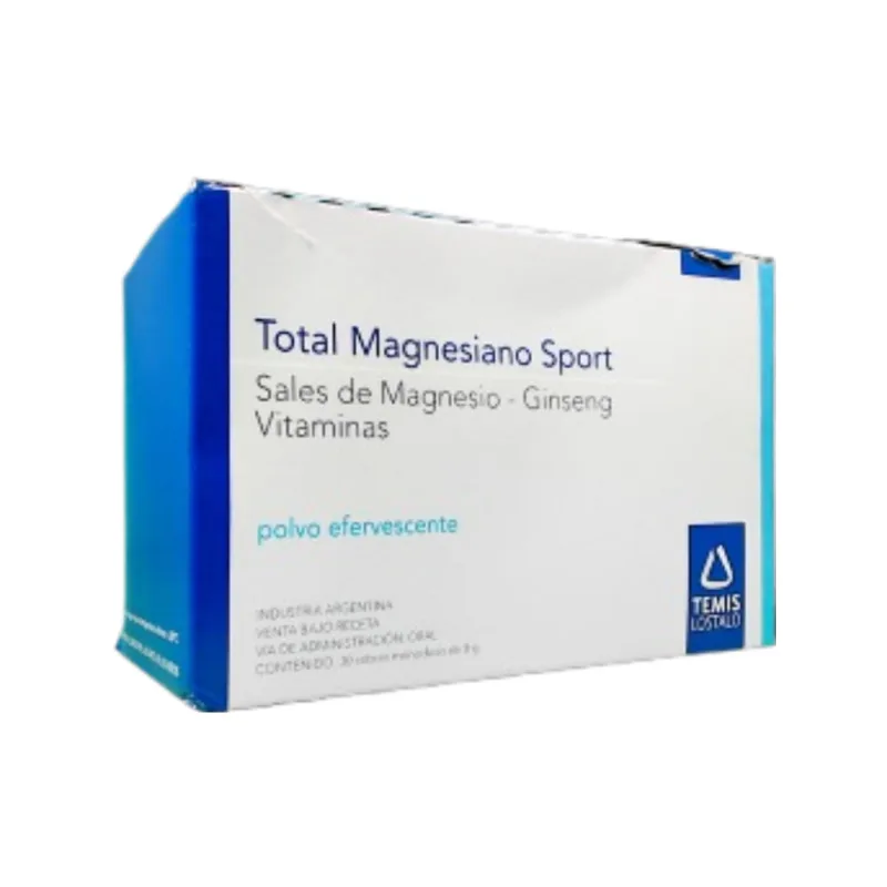 Total Magnesiano Sport Magnesio + Asoc. x 30 Sobres
