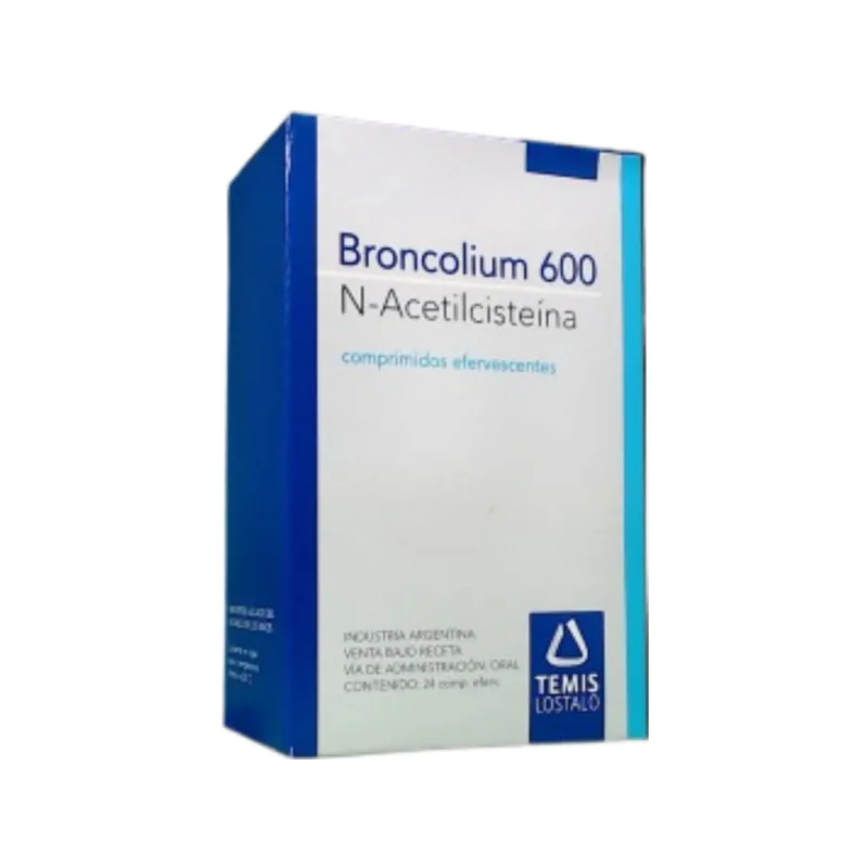 Broncolium Acetilcisteína 600 mg x 24 Comp Efervescente