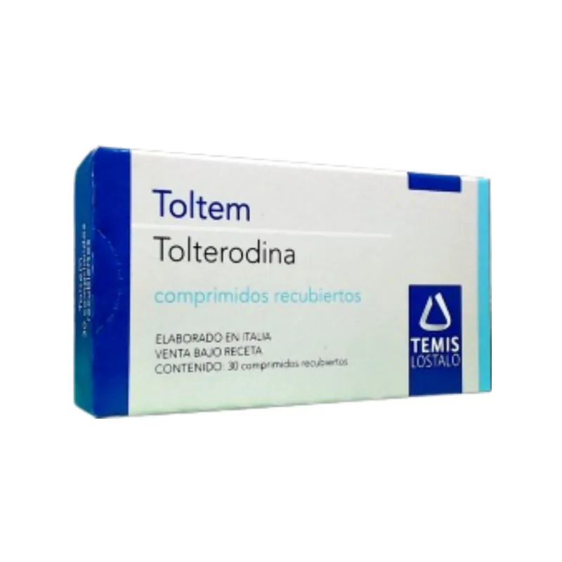 Toltem Tolterodina 2 mg x 30 Comp Recubierto