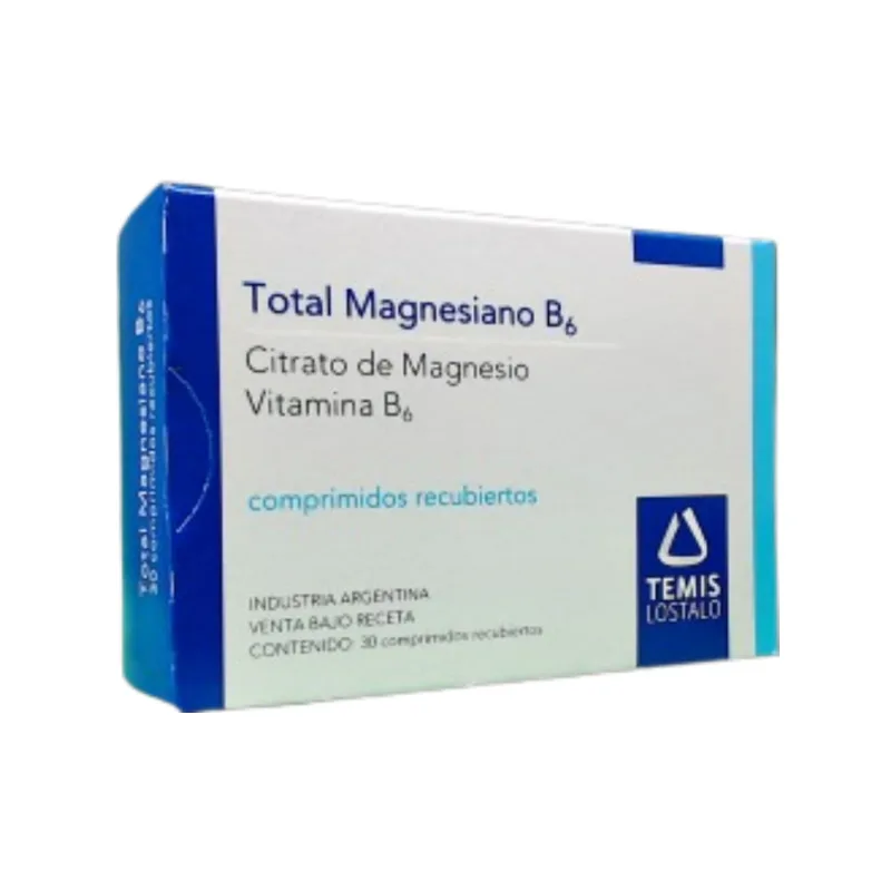Total Magnesiano B6 Magnesio+Asoc x 30 Comp Recubiertos