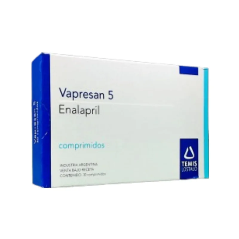 Vapresan 5 mg Enalapril x 30 Comp