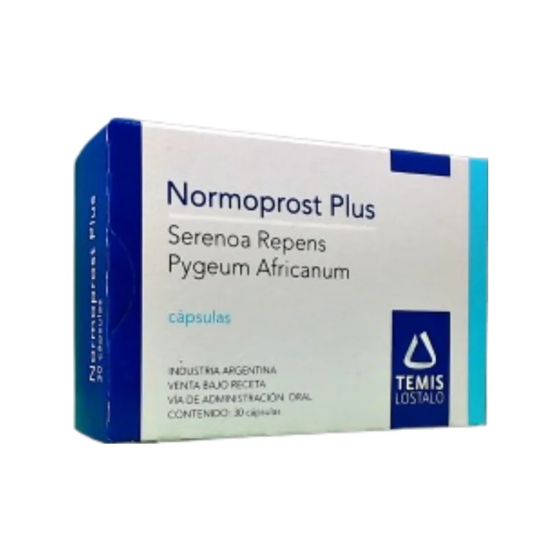 Normoprost Plus Pygeum Africanum + Serenoa rep x 30 Cáps Blandas